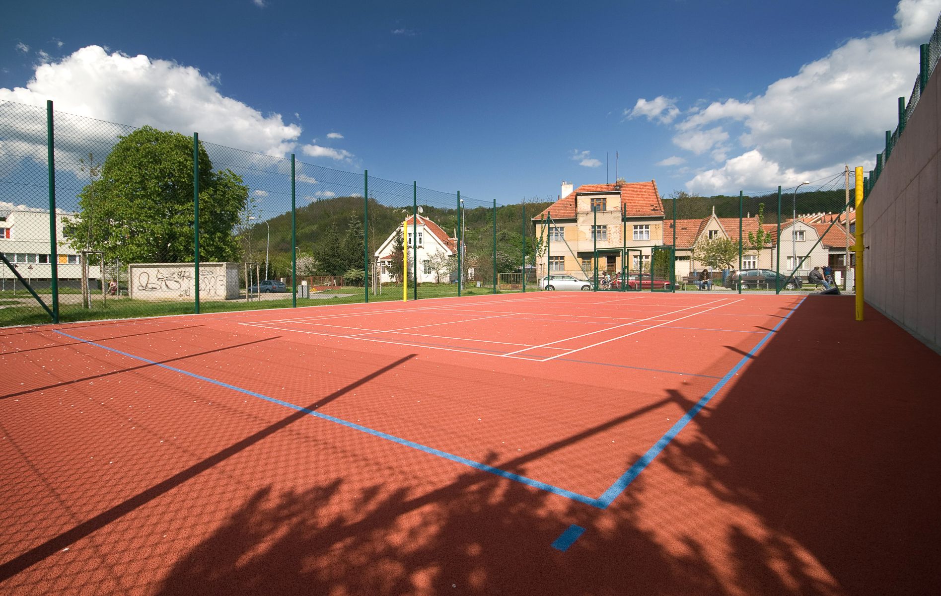 A sports ground, Brno-Komín